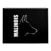Proud Belgian Malinois profile dog TEE Shirt Kalender (Hoes)