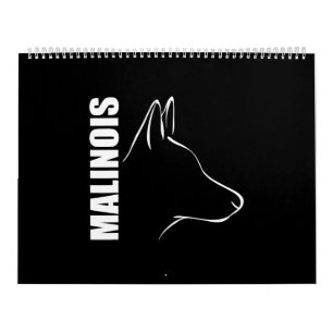Proud Belgian Malinois profile dog TEE Shirt Kalender