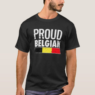 Proud Belgische vlag T-shirt