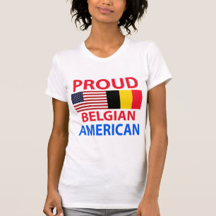 Proud Belgium American T-shirt