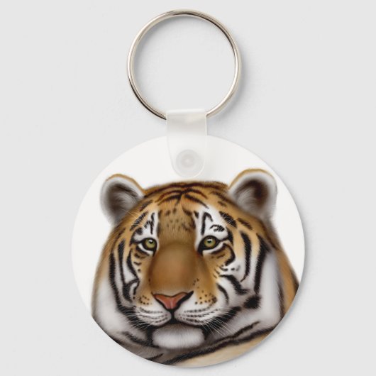 Proud Bengal Tiger Sleutelhanger (Voorkant)