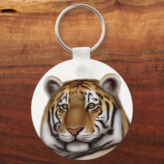 Proud Bengal Tiger Sleutelhanger (Voorkant)