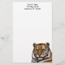 Proud Bengal Tiger Stationery Briefpapier