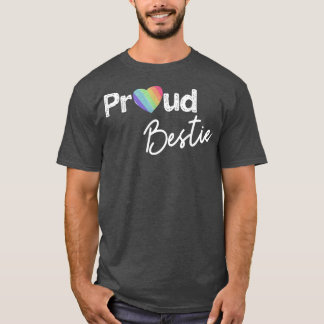 Proud Bestie Pride Shirt Best Friend Ally Gay Pri