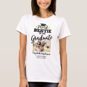 Proud Bestie van de afstuderen fotoschoolnaam T-shirt (Voorkant)