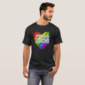 Proud Big Brother Lgbt Rainbow Gay Pride Vader T-shirt (Voorkant volledig)