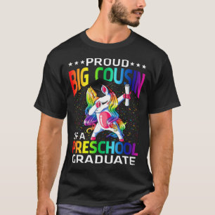 Proud Big Cousin van een voorschool Afstuderen Uni T-shirt