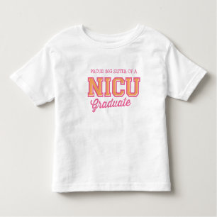 Proud Big Sister van een NICU Afstuderen T-Shirt