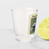 Proud Bird Nerd Pelican Foto Vogelhobbyvogelaar Shot Glas (Links)