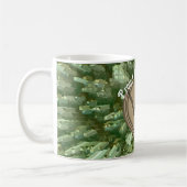 Proud Bird Nerd Silhouette Bruin Groene Vogelaar Koffiemok (Links)