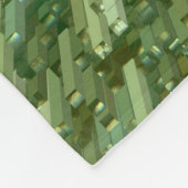 Proud Bird Nerd Silhouette Groen Bruin Vogels Fleece Deken (Hoek)