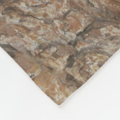 Proud Bird Nerd Silhouette Rustic Brown Vogels Fleece Deken (Hoek)