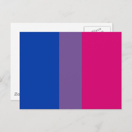 Proud Bisexual Briefkaart (Voorkant / Achterkant)