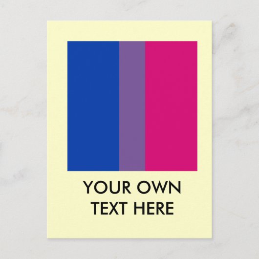 Proud Bisexual Briefkaart (Voorkant)