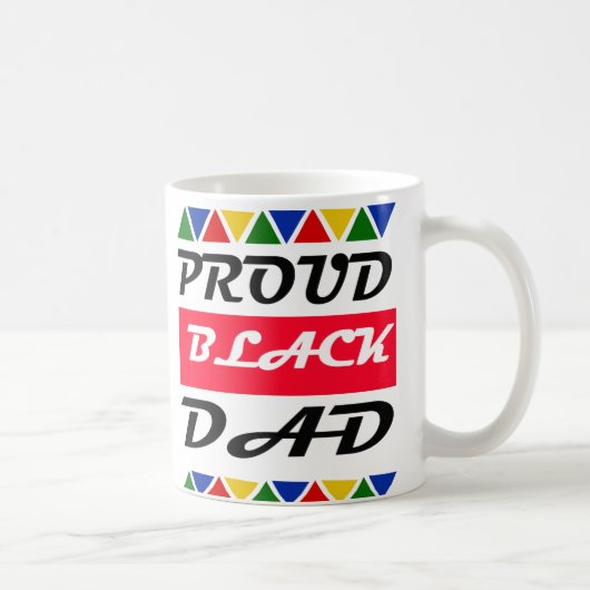 Proud Black Dad Juneteenth Koffiemok (Rechts)