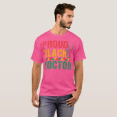 Proud Black Doctor T-shirt (Voorkant volledig)