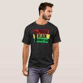 Proud Black Mama's Boy Melanin Son Brother Mannen T-shirt (Voorkant volledig)