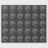 Proud Black Queen PhD Doctorate Degree Afstuderen Cadeaupapier (Vlak)