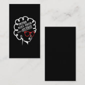 Proud Black Queen PhD Doctorate Degree Afstuderen Visitekaartje (Voorkant / Achterkant)