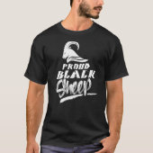Proud Black Sheep Dark Sarcastic Humor Gezegden T-shirt (Voorkant)