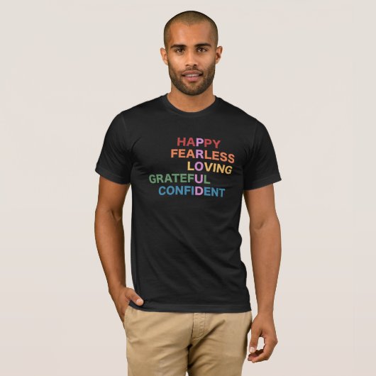 PROUD Black T-shirt (Voorkant volledig)