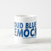 Proud Blue Dog Democraat! Koffiemok (Center)