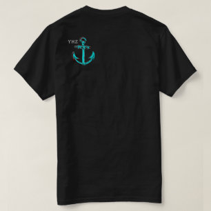 Proud Bluenoser Halifax YHZ Nova Scotia anchor T-shirt