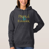 Proud Bluenoser Nova Scotia anchor sweater hoodie (Voorkant)