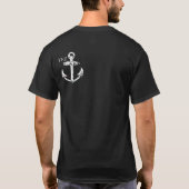 Proud Bluenoser Nova Scotia anchor sweater hoodie T-shirt (Achterkant)