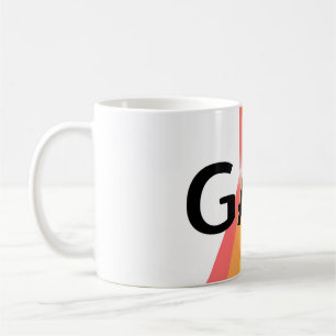 Proud & Bold - "GAY" Typography with Radiant Verti Koffiemok
