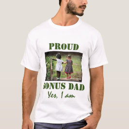 PROUD BONUS DAD |  foto WHITE T-Shirt