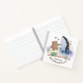 Proud Bookaholic: Magic of Books Illustration Notitieboek (Binnen)