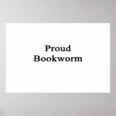 Proud Bookworm Poster (Voorkant)