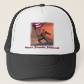 Proud Boricua!!! Trucker Pet (Voorkant)