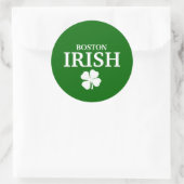 Proud BOSTON IRISH! St Patrick's Day Ronde Sticker (Tas)