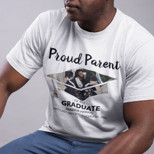 Proud-bovenliggende component van de Afstuderen    T-shirt
