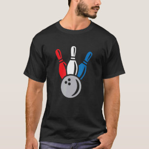 Proud Bowler Bowling Coach Split vindt plaats bij T-shirt
