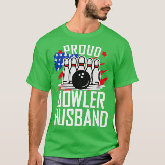 Proud Bowler Husband Bowling Lovers T T-shirt