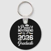 Proud Boyfriend of A Class 2026 Graduation Grad Sleutelhanger (Achterkant)
