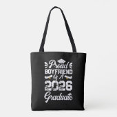 Proud Boyfriend of A Class 2026 Graduation Grad Tote Bag (Achterkant)