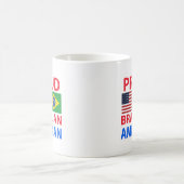 Proud Braziliaans-Amerikaans Koffiemok (Center)