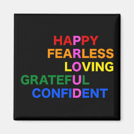 PROUD Bright Black Magneet