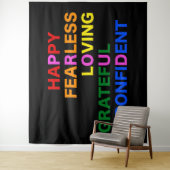 PROUD Bright Black Wandkleed (In situ)