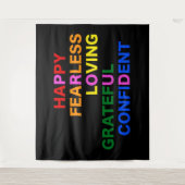 PROUD Bright Black Wandkleed (Voorkant)