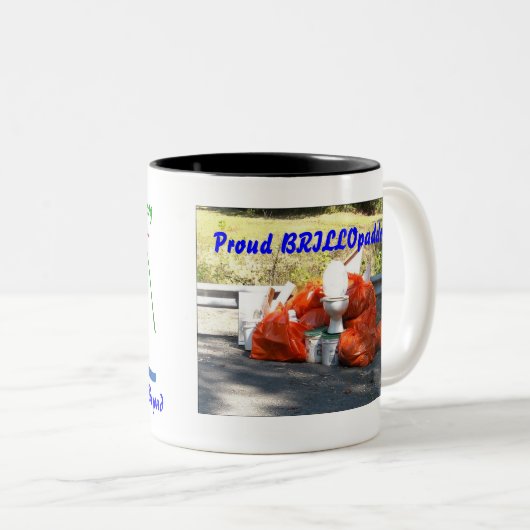 Proud BRILLOpadder Tweekleurige Koffiemok (Voorkant rechts)