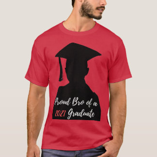 Proud bro van een 2021 afstuderen Funny Masters T-shirt