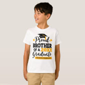 Proud Brother 2023 afstuderen de naam van het zwar T-shirt (Voorkant volledig)