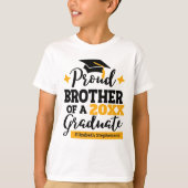Proud Brother 2023 afstuderen de naam van het zwar T-shirt (Voorkant)