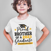 Proud Brother 2023 afstuderen de naam van het zwar T-shirt