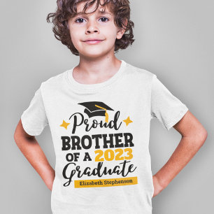 Proud Brother 2023 afstuderen de naam van het zwar T-shirt